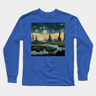 Starry Night in Kashyyyk Long Sleeve T-Shirt